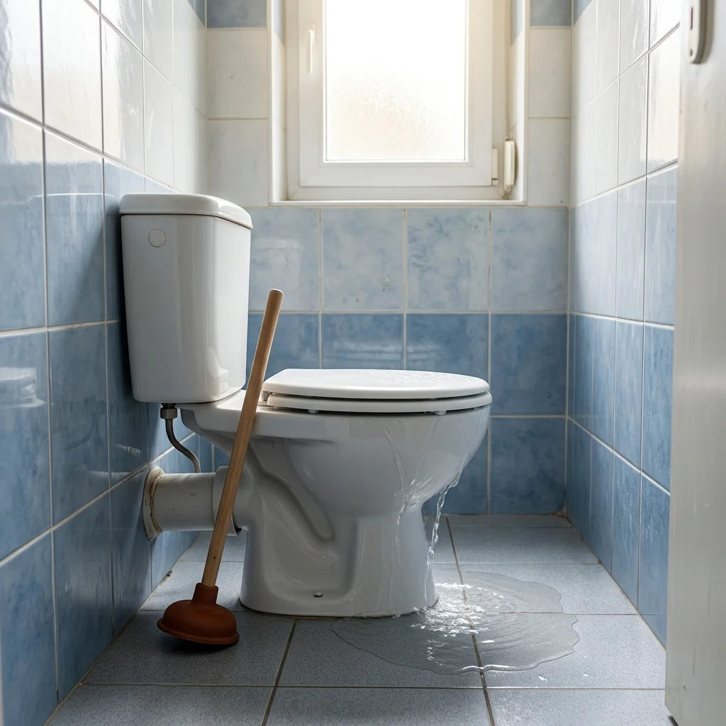 WC Bouch&eacute; qui d&eacute;borde &middot; image &agrave; la une