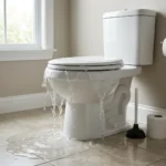 WC Bouch&eacute; qui d&eacute;borde &mdash; WC Bouch&eacute; qui d&eacute;borde &agrave; Bernes-sur-Oise (95340) &middot; image &agrave; la une