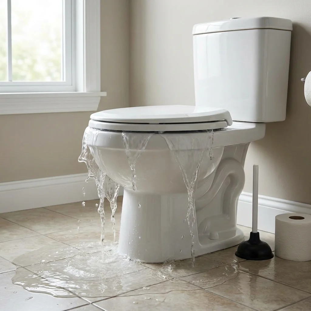 WC Bouch&eacute; qui d&eacute;borde &middot; image &agrave; la une