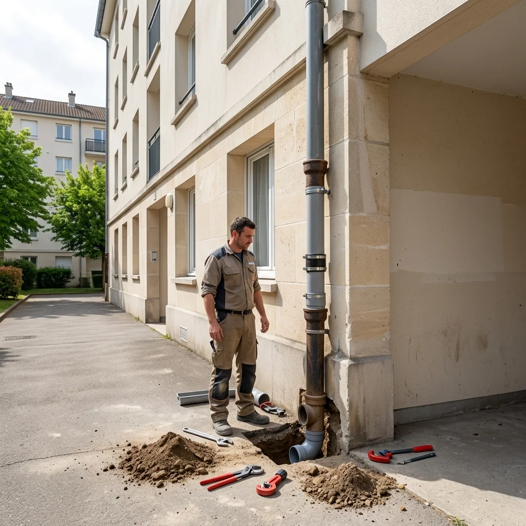 Curage Colonne immeuble &middot; image &agrave; la une