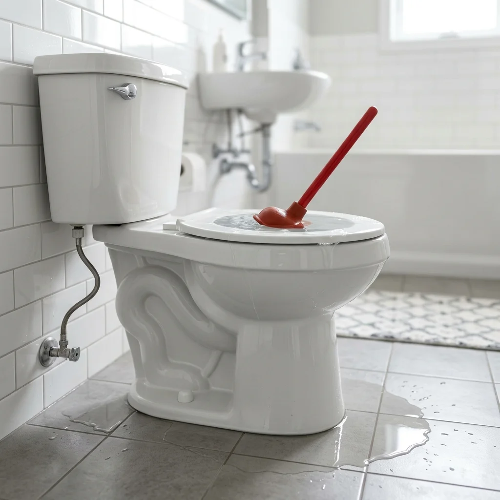 WC Bouch&eacute; qui d&eacute;borde &middot; image &agrave; la une