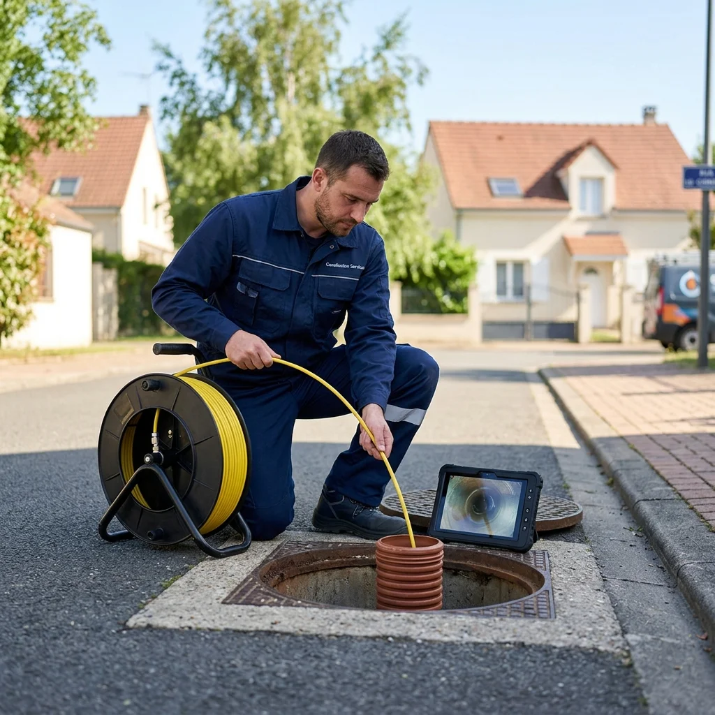 Inspection Cam&eacute;ra canalisation &middot; image &agrave; la une
