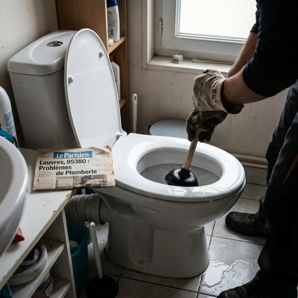 WC Bouch&eacute; qui d&eacute;borde &middot; image &agrave; la une