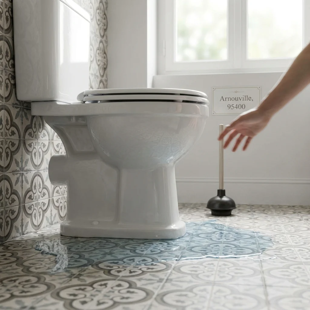WC Bouch&eacute; qui d&eacute;borde &middot; image &agrave; la une