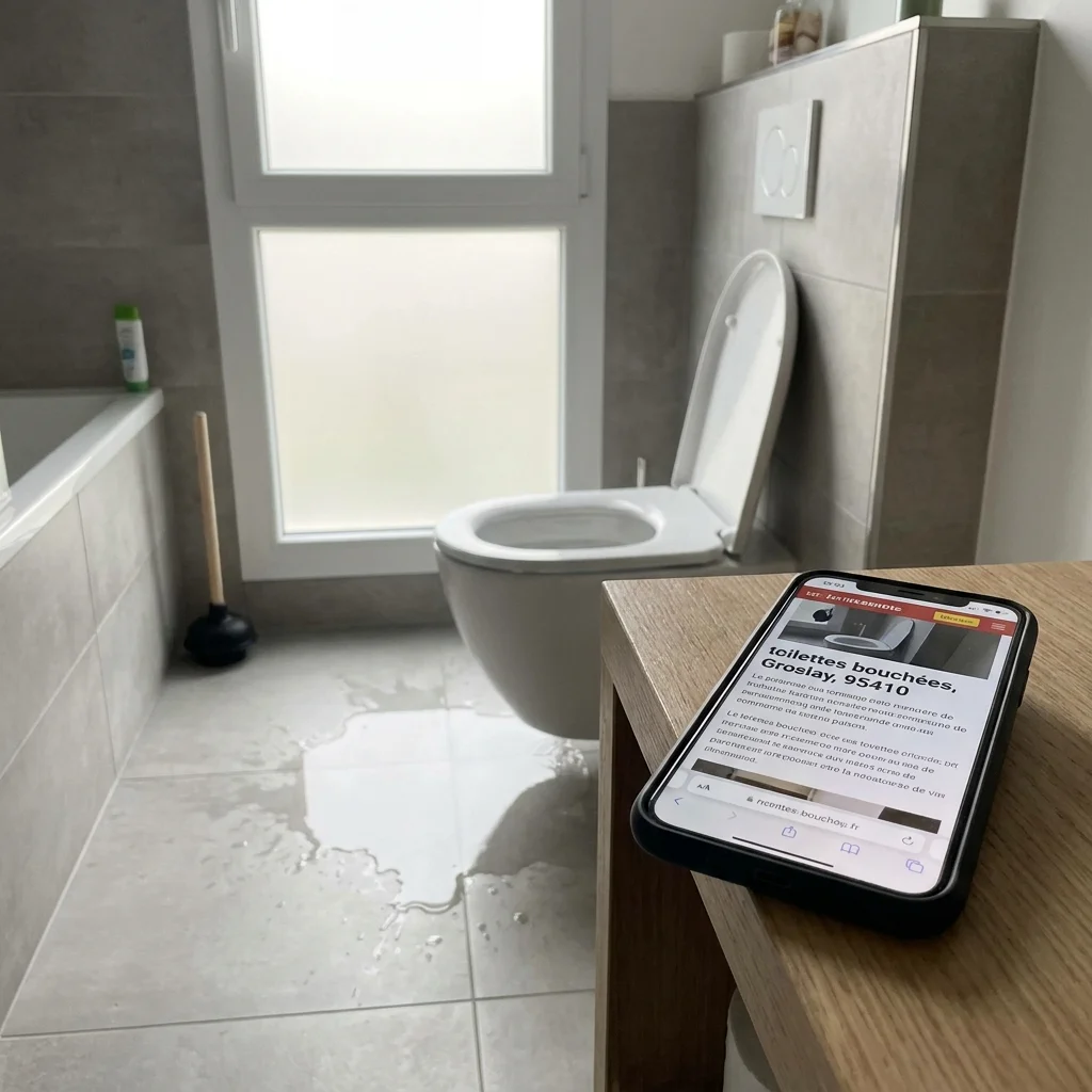 WC Bouch&eacute; qui d&eacute;borde &middot; image &agrave; la une