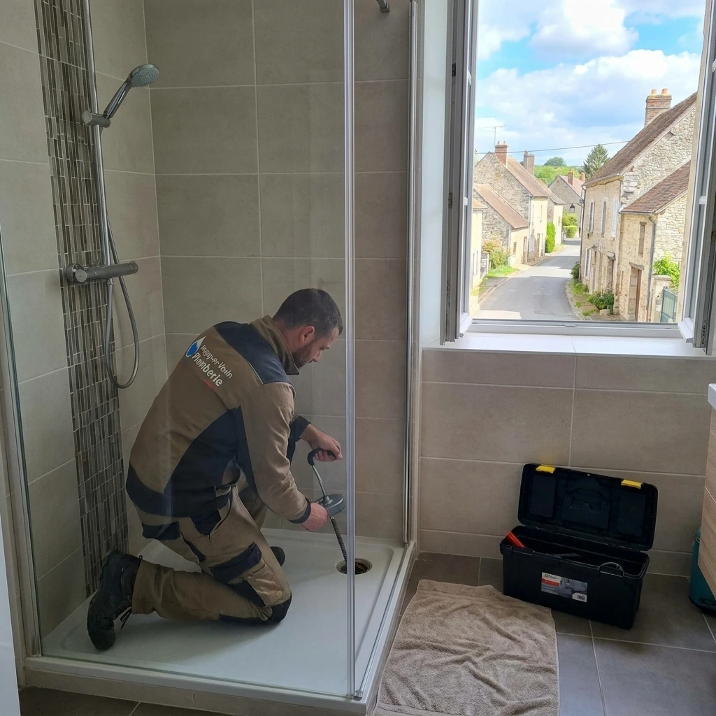 D&eacute;bouchage Douche &middot; image &agrave; la une