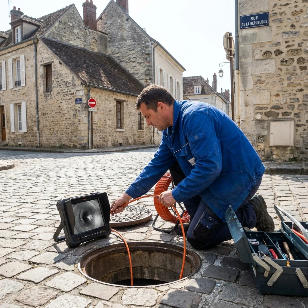 Inspection Cam&eacute;ra canalisation &middot; image &agrave; la une