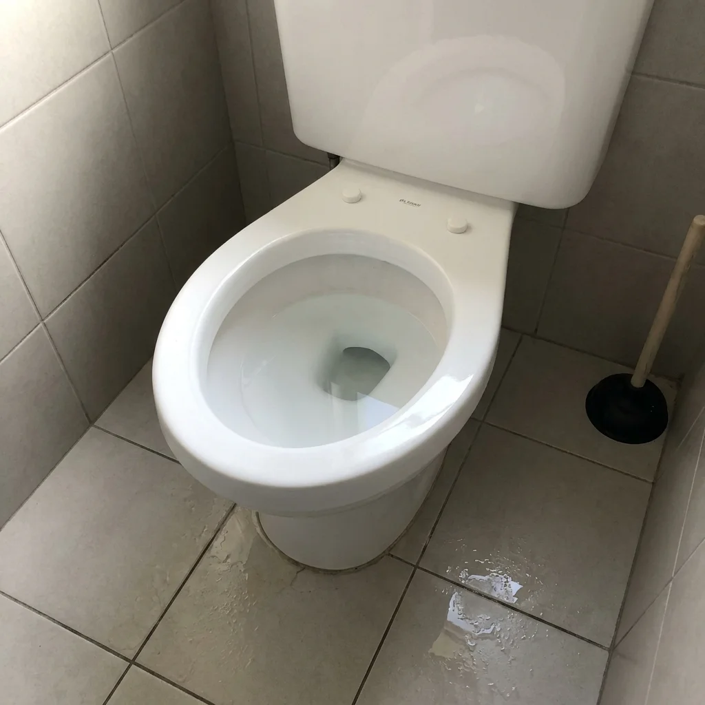 WC Bouch&eacute; qui d&eacute;borde &middot; image &agrave; la une