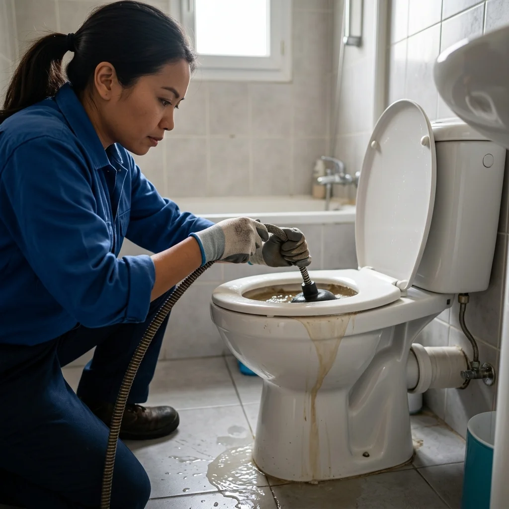 WC Bouch&eacute; qui d&eacute;borde &middot; image &agrave; la une