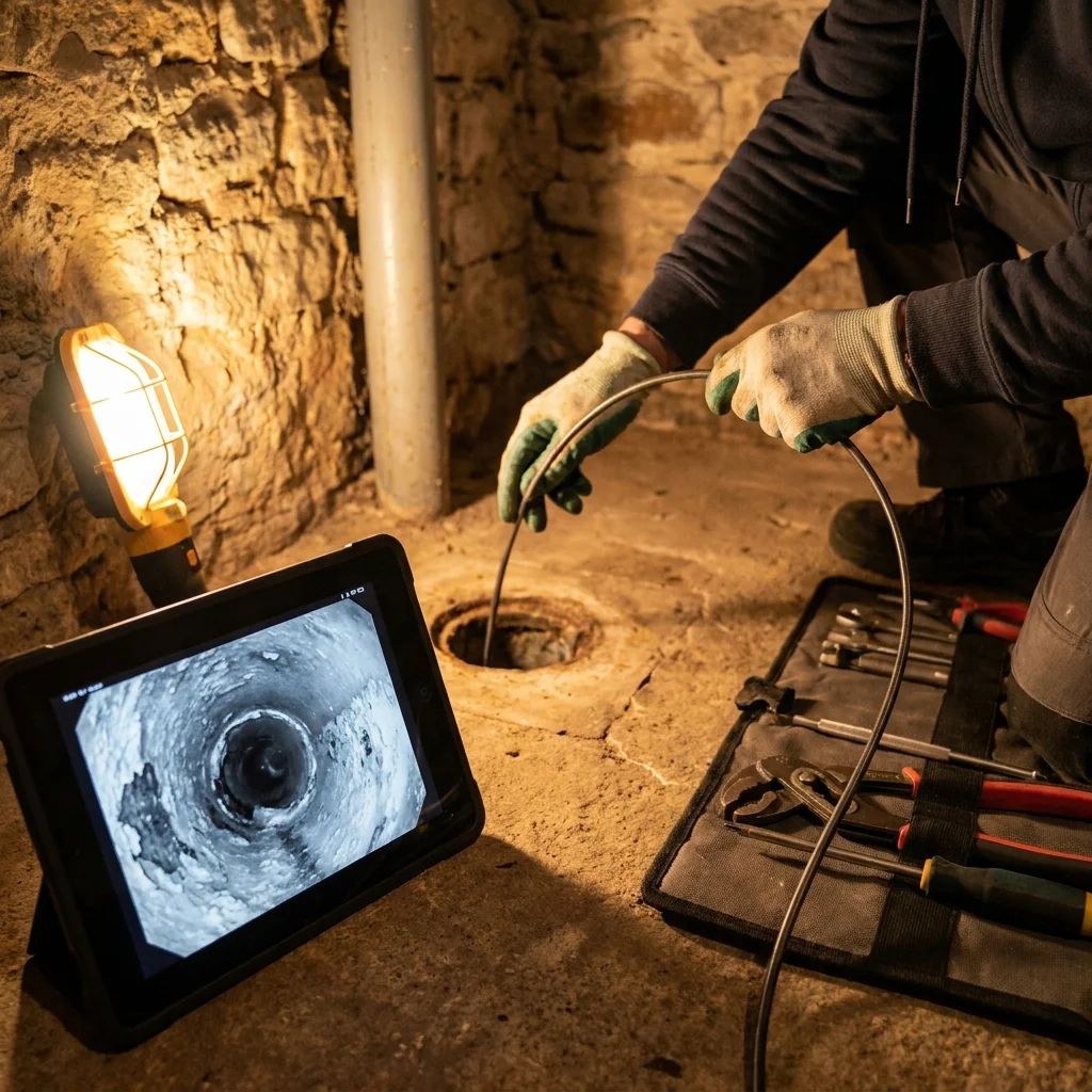 Inspection Cam&eacute;ra canalisation &middot; image &agrave; la une