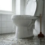 WC Bouch&eacute; qui d&eacute;borde &mdash; WC Bouch&eacute; qui d&eacute;borde &agrave; Fosses (95470) &middot; image &agrave; la une