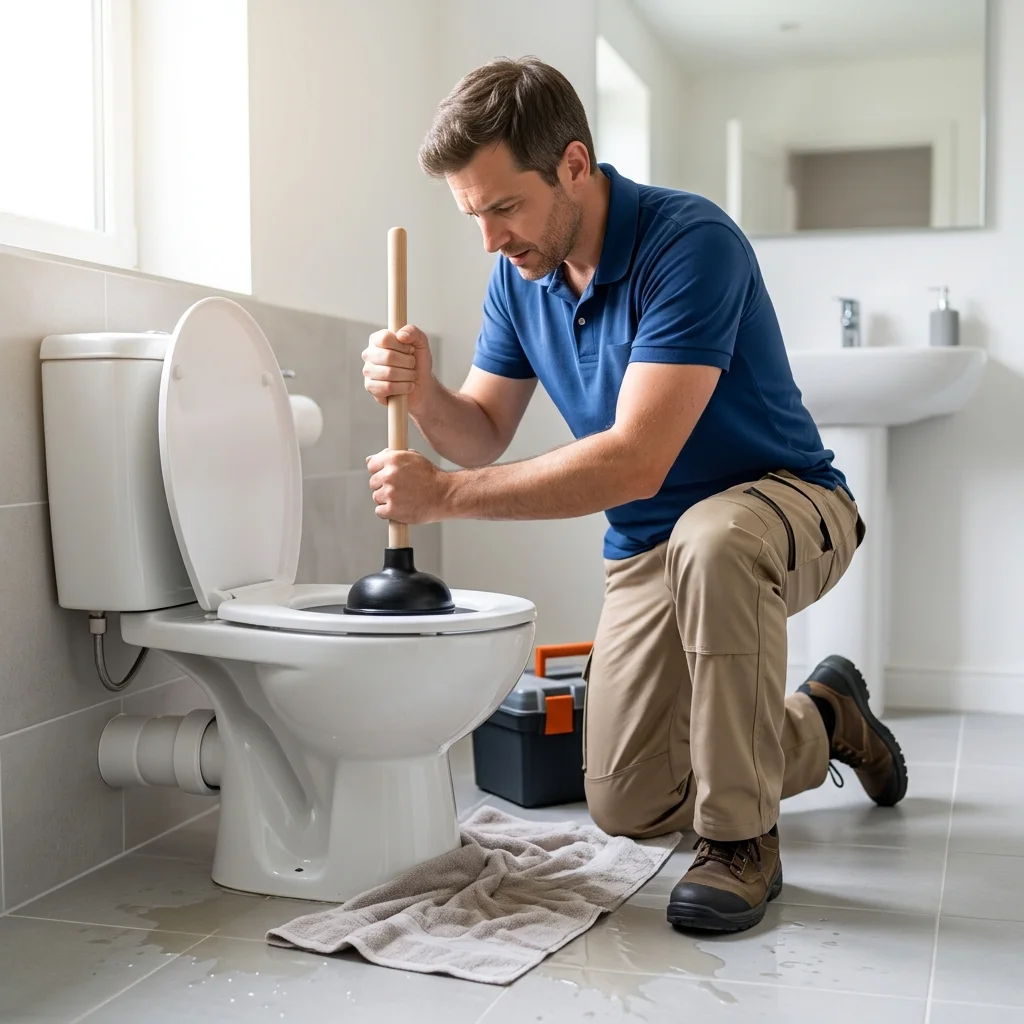WC Bouch&eacute; qui d&eacute;borde &middot; image &agrave; la une
