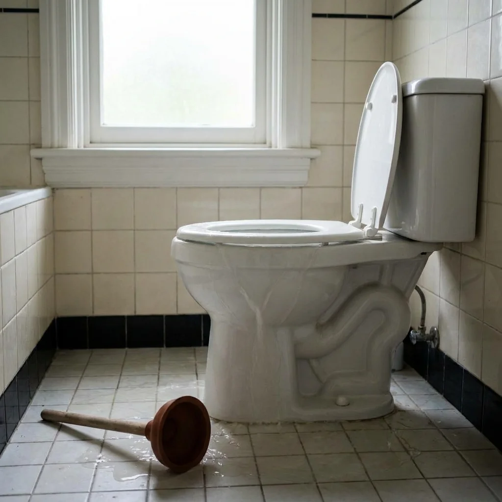 WC Bouch&eacute; qui d&eacute;borde &middot; image &agrave; la une