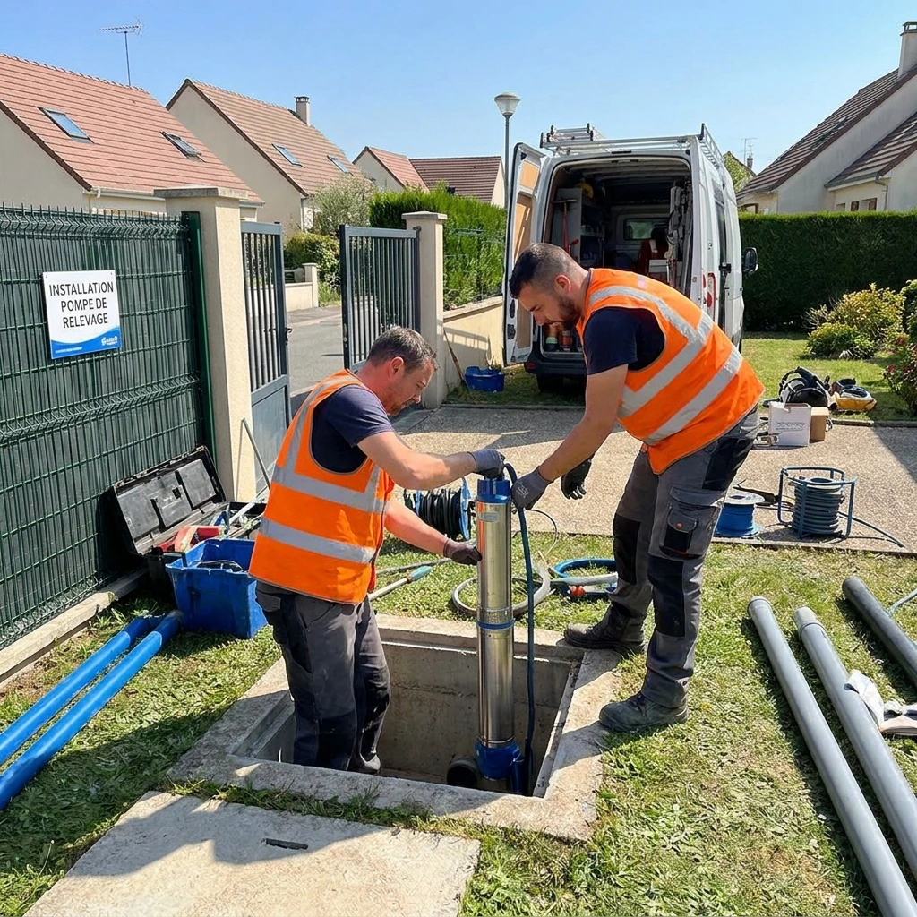 Installation Pompe de Relevage &middot; image &agrave; la une