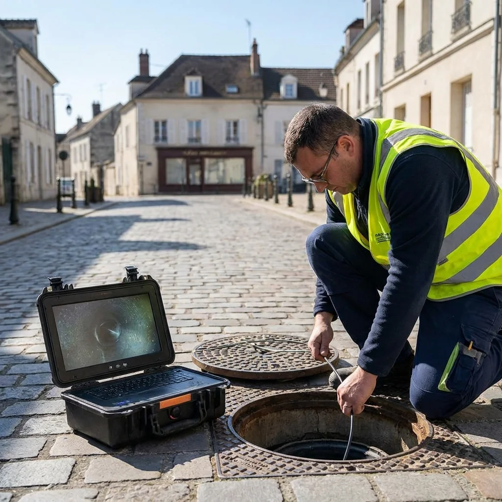 Inspection Cam&eacute;ra canalisation &middot; image &agrave; la une