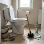 WC Bouch&eacute; qui d&eacute;borde &mdash; WC Bouch&eacute; qui d&eacute;borde &agrave; Gonesse (95500) &middot; image &agrave; la une