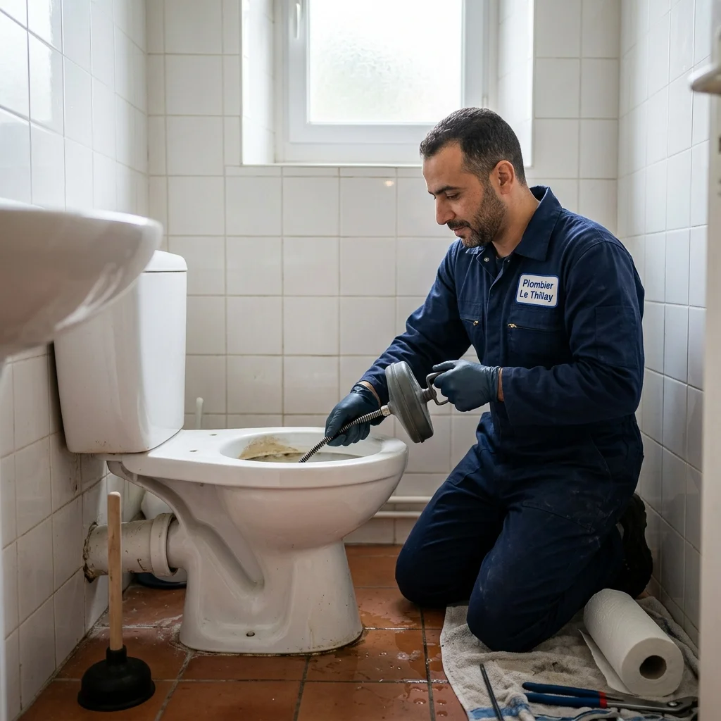 WC Bouch&eacute; qui d&eacute;borde &middot; image &agrave; la une