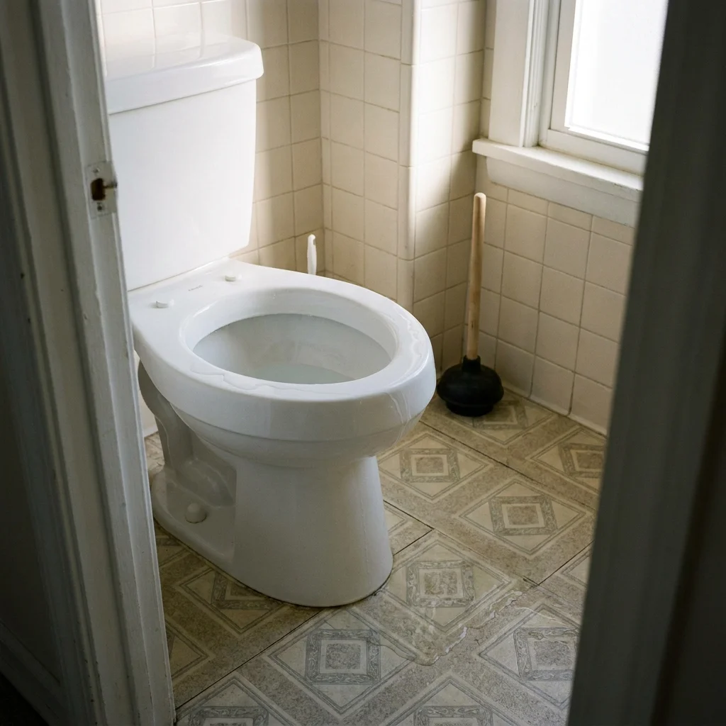 WC Bouch&eacute; qui d&eacute;borde &middot; image &agrave; la une