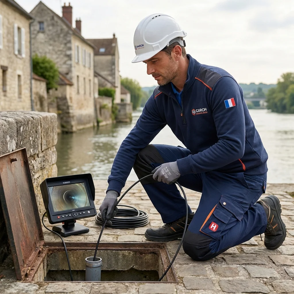 Inspection Cam&eacute;ra canalisation &middot; image &agrave; la une
