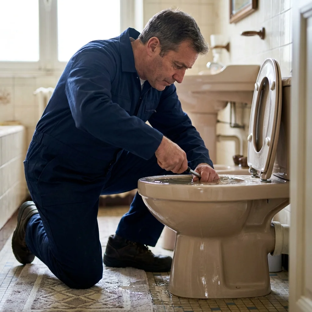 WC Bouch&eacute; qui d&eacute;borde &middot; image &agrave; la une