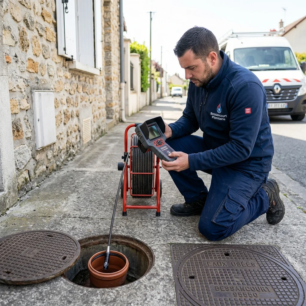 Inspection Cam&eacute;ra canalisation &middot; image &agrave; la une