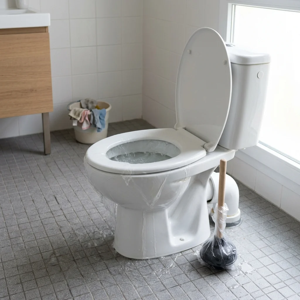 WC Bouch&eacute; qui d&eacute;borde &middot; image &agrave; la une