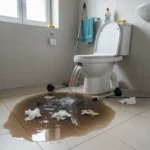 WC Bouch&eacute; qui d&eacute;borde &mdash; WC Bouch&eacute; qui d&eacute;borde &agrave; Montsoult (95560) &middot; image &agrave; la une
