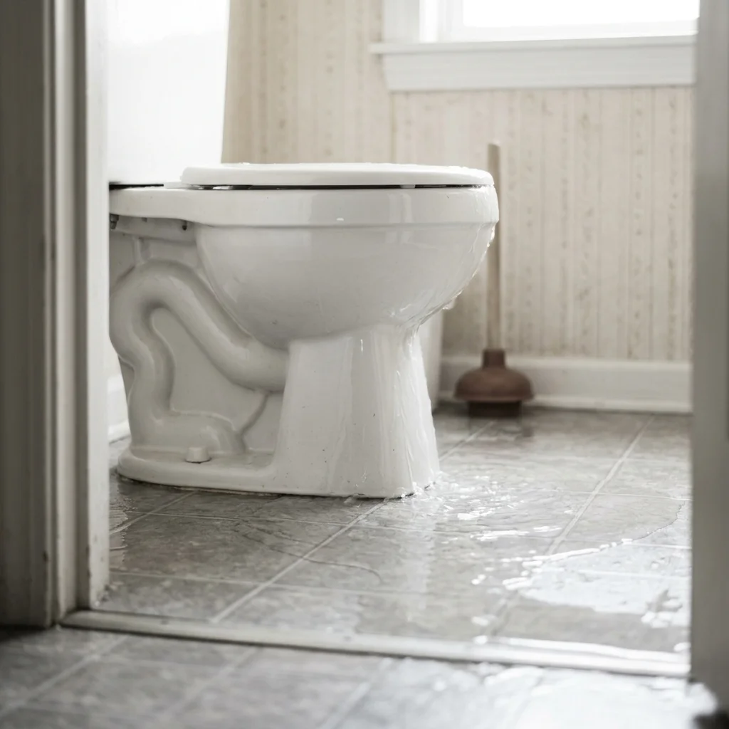 WC Bouch&eacute; qui d&eacute;borde &middot; image &agrave; la une