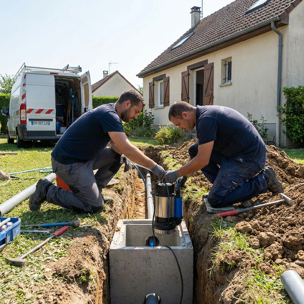 Installation Pompe de Relevage &middot; image &agrave; la une