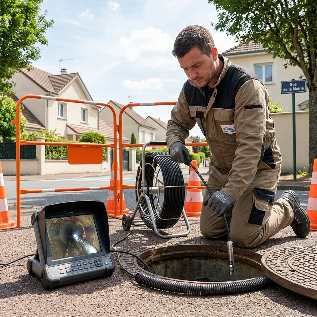 Inspection Cam&eacute;ra canalisation &middot; image &agrave; la une
