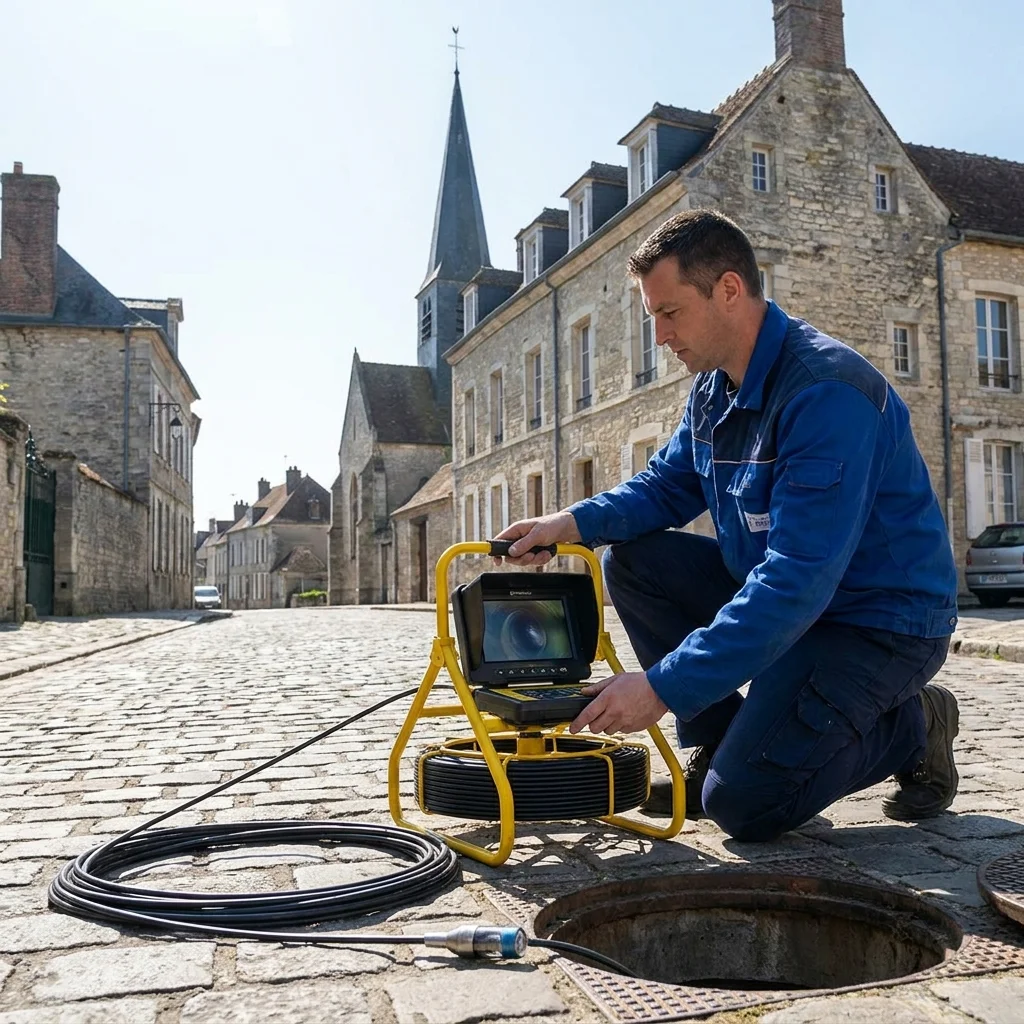 Inspection Cam&eacute;ra canalisation &middot; image &agrave; la une
