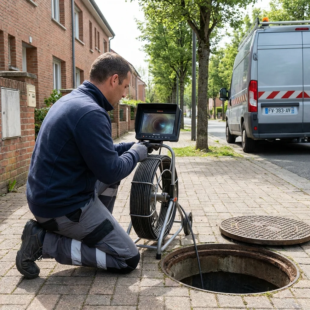 Inspection Cam&eacute;ra canalisation &middot; image &agrave; la une