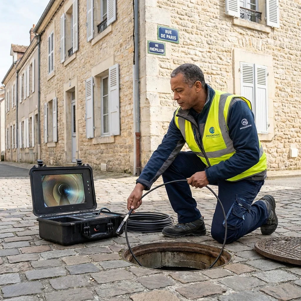 Inspection Cam&eacute;ra canalisation &middot; image &agrave; la une