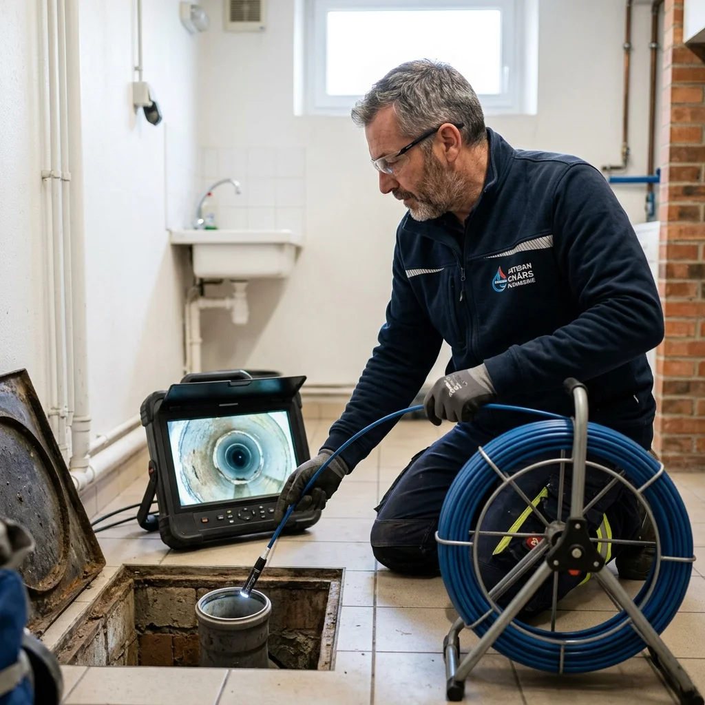 Inspection Cam&eacute;ra canalisation &middot; image &agrave; la une