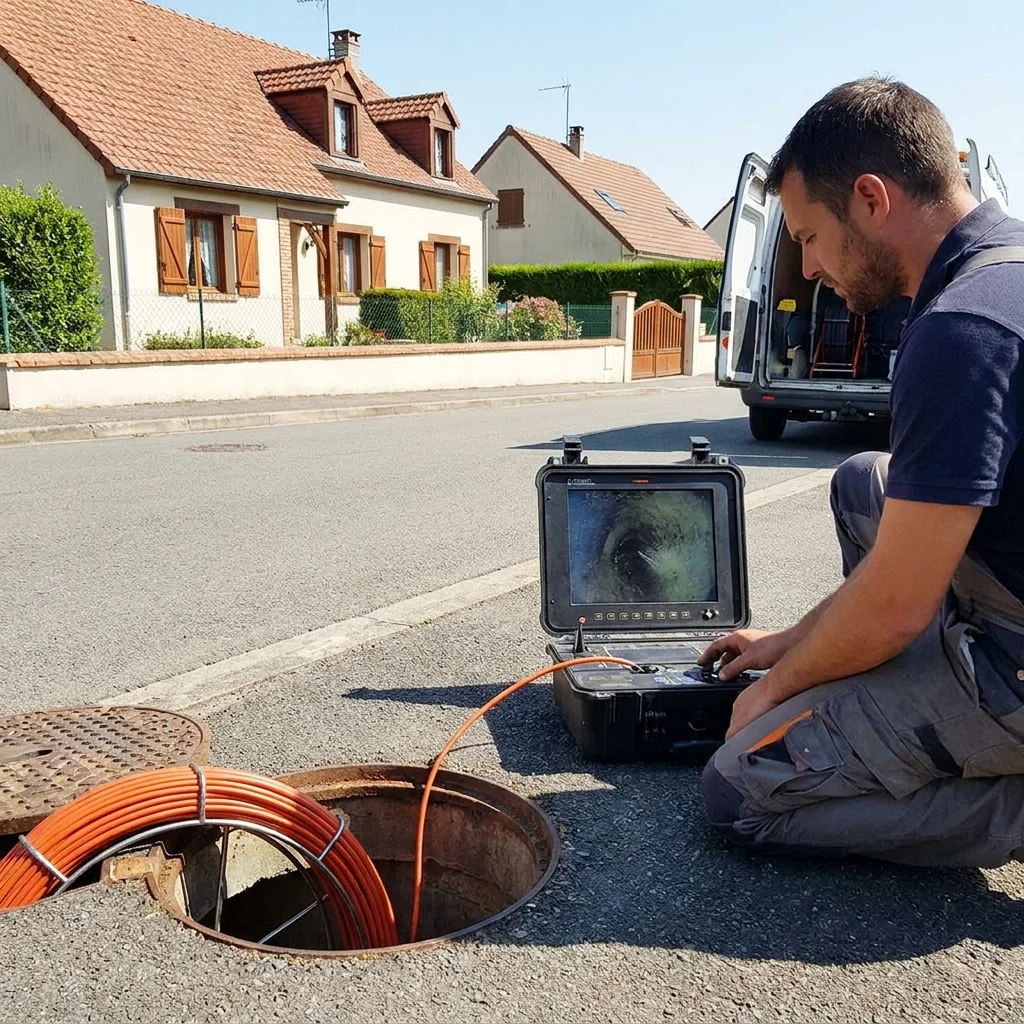 Inspection Cam&eacute;ra canalisation &middot; image &agrave; la une