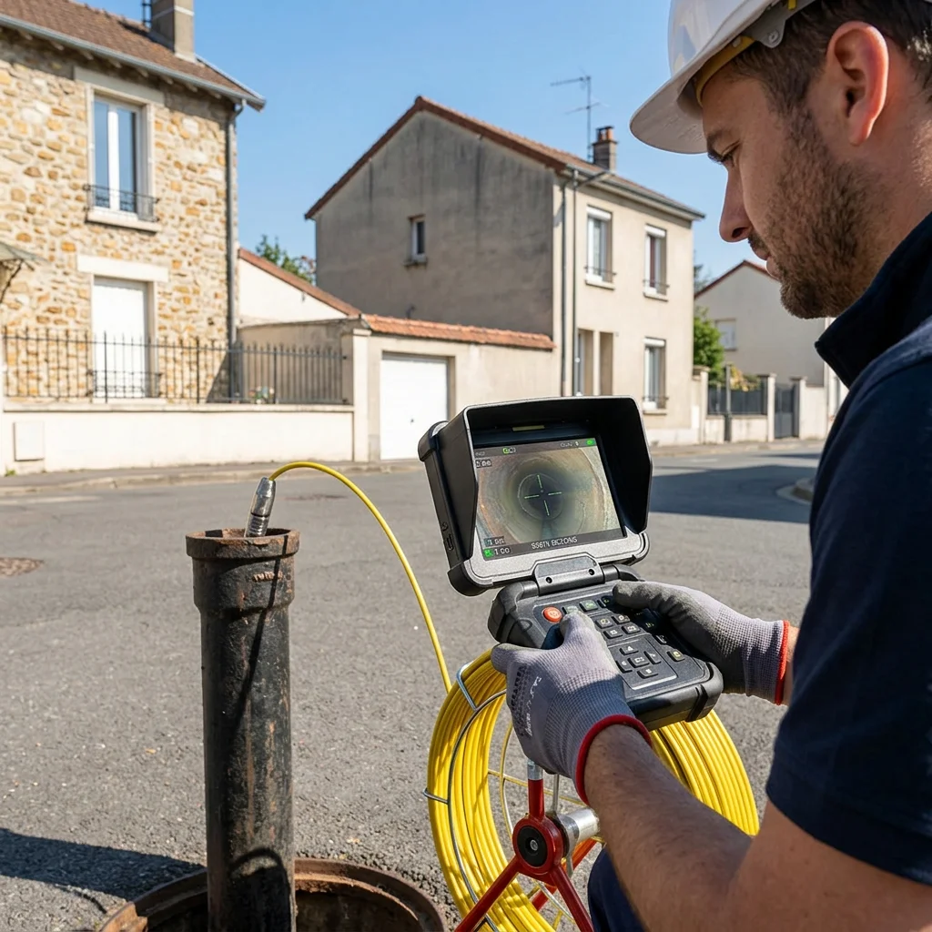 Inspection Cam&eacute;ra canalisation &middot; image &agrave; la une